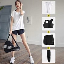 트레이닝 러닝 봄 여름 요가복 트레이닝 세트 여 얇은 조깅 오버사이즈 날씬해 보이는 속건조
