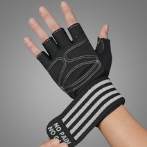 휘트니스 장갑 헬스 크로스핏 트레이닝 풀업 스트랩 반장갑, XL  손22-23.5cm  손 큰 남성용, C 흰색