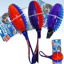 이지리치 애견 럭비볼 장난감 라텍스장난감 강아지럭비공L, 블루(6175)