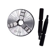 산업용 고정밀 선반 척 수동 나사 드릴척 연동척 단동척 도압척 k01-63 선반 미니 척 3 턱 목공 핸드 척 장착 막대가있는스크롤척 파워 척 절단 도구 홀더 구멍 가공, 없음, 한개옵션0