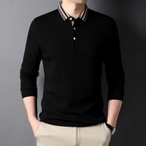 아빠옷 50대 60대 남편룩 할아버지옷 골프 긴팔 카라티 B19