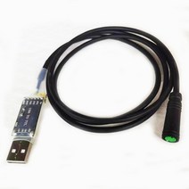 Bafang USB 프로그래밍 케이블 8fun / BBS01B BBS02B BBSHD 미드 드라이브/센터 전기 자전거 모터, 01 60cm, 한개옵션1