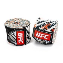 UFC 패턴 핸드 랩 레드/화이트 복싱 및 MMA, Red/White