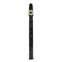 리코더 리코드 저먼식 c key pocket sax mini Portable saxophone little saxophone with carry bag 목관 악기 뮤지컬, 검은색