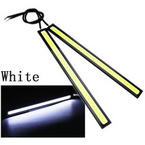 rgbled 스트립 led스트립라이트유니버설 주간 주행등 17cm COB DRL LED 스트립 조명 외부 자동차 스타일, 한개옵션1, 04 WHITE