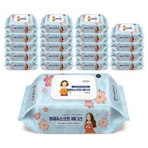 한예지 볼륨 소프트 촉촉 물티슈 캡형 100매x30개, 본상품선택