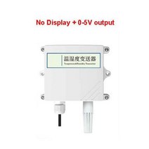 이산화탄소측정기 실내공기질관리법 3 in 1 CO2 CO 온도 및 습도 센서 고정밀 RS485 산업용 방수 눈 온실 모니터링 송신기, 0-5V no display+0-5V no displa