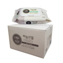 하늘선물 물티슈 100매캡형 1BOX(24팩)