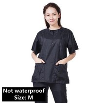 헤어캡 애완 동물 미용 작업복 방수 고양이 개 그 루머 비 스틱 털이 정전기 방지 통기성, Black not wpf  M