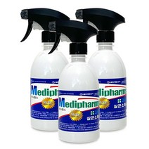 크로바 메디팜스 뿌리는소독제 500ml 미산성차아염소산수 살균소독제, 3개