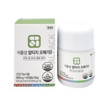 알팩 식물성 rTG 알티지 오메가3, 1병(600mg x 60캡슐)
