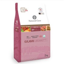 네츄럴코어 전연령 에코플러스3 유기농 70% 6Free 건식사료, 2kg, 생선