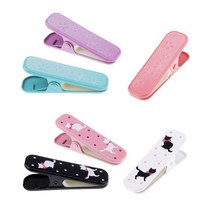 손 선풍기 휴대용 무소음 미니 충전식 6 개 대 세트 Handy Kimono Kitsuke Clips 일본 의류 드레싱 클립 홀더 Cat and Sakura, CHINA