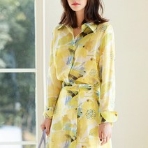 패스타임 여성 플라워 페스티벌 블라우스