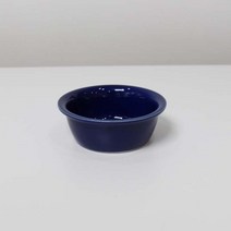 달소금 술잔 전통주잔 도자기 유광 막걸리잔 블루
