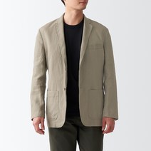 무인양품 MUJI 남성 프렌치 리넨 테일러드 재킷 ADC15ZZZ