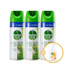 데톨 항균 스프레이 모닝 듀 450ml + 사은품 증정, 3개
