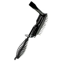 GHSHOP 전기 용접 작업 치핑 슬래그 망치 와이어 용접 브러시. 이동식 와이어 브러시가 포함된 2 in 1, 검은색, 금속