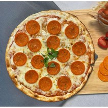 도나토피자 10인치 페퍼로니 씬도우 냉동 밀키트 피자