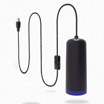 휴대용진공기 진공포장기 가정용 휴대용 무선진공압축기 핸디형 의류, 블랙 USB