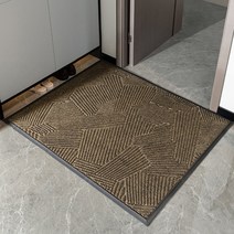 현관 발매트 코코넛매트 가게입구 업소용코일매트 반원매트 럭셔리 하우스 입구 도어, 60x90cm, 스터 베이지 브라운