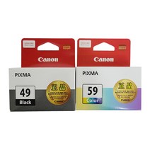 캐논 정품잉크 PG-49 CL-59 카트리지, 트윈팩(PG-49+CL-59), 4세트
