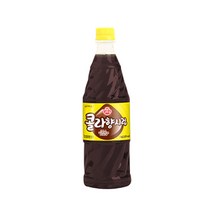 [정연푸드] 오뚜기 달콤한 콜라향시럽1kg 대용량 슬러시/에이드/음료/빙수 토핑용, 2개