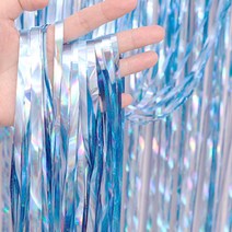 [지호] 스펀지 풍선 모음 / 바다풍선 / 물고기풍선, ((2개 묶음)) 파티커튼_홀로그램 스카이