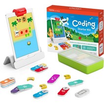 - iPad-3 교육 학습 게임용 코딩 스타터 키트 - 5-10세 이상 - 코딩 코딩 기본 사항 및 코딩 퍼즐 - STEM 장난감 선물 - 논리 코딩 기본 사항 소년 및 소녀, 01 iPad용 코딩 스타터 키트