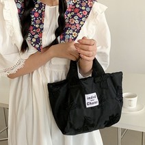 오스라 고급스러운 플라워 입체감 손가방 피크닉 도시락가방 손목가방