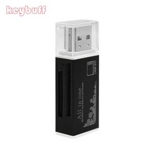 multi all in 1 micro usb 2.0 메모리 카드 리더 어댑터 micro, 검은 색