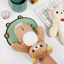 인터넷강의 손따뜻 마우스인형장갑 리락쿠마 구연동화 유치원, 브라운