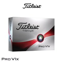 아쿠쉬네트 타이틀리스트 2023 Pro V1x 골프공 골프볼 화이트 4피스, 화이트 12구