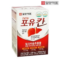 간에 좋은 밀크씨슬 간영양제 포유칸 2개월분, 60g, 1개