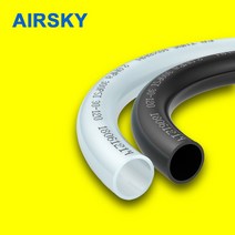 오일펌프 전송호수 자동차호수 오일넣기 나일론 튜브 공압 튜브 고압 폴리아미드 오일 파이프 공기 압축기용 투명 검정색 공기 호스, 8x6mm-10m, 검은색