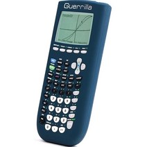 Guerrilla 텍사스 인스트루먼트 TI-84 플러스 그래핑 계산기용 실리콘 케이스 블랙 (TI84BLKSC), Navy