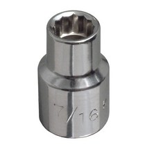 1.9cm(3/4인치) 표준 12포인트 소켓 1.3cm(1/2인치) 드라이브 클라인 툴 65805