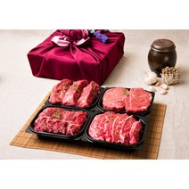 푸른유통 1++한우선물세트(등심300g 업진300g 국거리500g), 선택5(등심, 부채세트)1.2kg