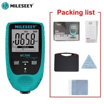 자동차 페인트 도막 두께 측정기 Mileseey 고정밀 디지털 코팅 게이지 자동차공구, 협력사, MMC996