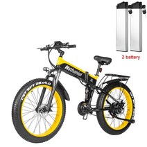 1000w electric bike 26 inch electr bicycl fat bike electric 48v 접힌 ebike 4.0 Tire Bicycle moutain bi, 2타자 17ah 노란색, 협력사