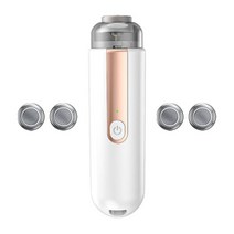 USB 충전식 전기 발 굳은살 제거기 강력한 각질 핸드 그라인더 스크러버 파일 2 가지 속도 설정, 한개옵션1, 02 4 Spare Heads