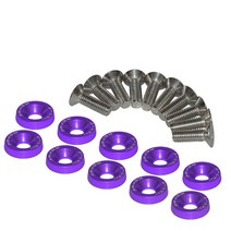 스쿠터 패스너 나사 핸들 바 와셔 듀얼트론 1 2 3 썬더 이글 울트라 제로 9 부품 자동차 장식 개, 06 Purple