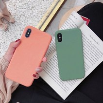 헤이즐 파스텔 무지 아이폰 TPU케이스 휴대폰 케이스