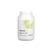 Thorne Research 쏜리서치 분리유청단백질 파우더 837g 필수아미노산 아르기닌 류신 브로멜라닌 파파인, 초코