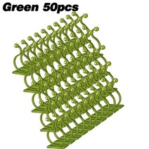 포도나무 지지대 방울토마토 키우기 장미아치 소형 103050pcs 식물 등반 벽 클립 보이지 않는 벽 덩굴 고정 장치 벽 스티커 후크 홀더 식물 케이지 식물 지원 클립, kl-1(9mm), 녹색 50pcs