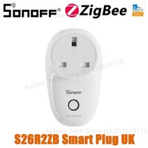 원격스위치 IOT콘센트 스마트 플러그 SONOFF Zigbee 3.0 ZBDongle-P SNZB 02 온도 모션 창 센서 ZBMINI 스, [11] S26R2ZB UK