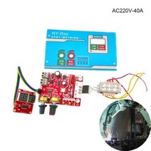 미니 스폿 용접기 ny-d01 제어 보드 40a100a 디지털 디스플레이 용접 시간 및 전류 컨트롤러 패널 타이밍 전류계, AC220V-40A