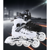 성인용 인라인스케이트 인라인 롤러 브레이드 스케이트, D 레드