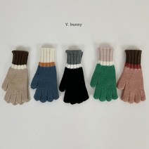 바닐라버니 아동쿠키장갑 유아동복 키즈 주니어 악세사리 패션잡화, 검정