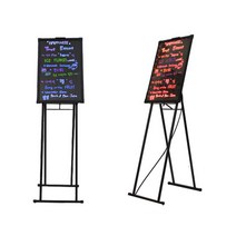 ileum쇼핑^^m형광 칠판 네온 보드 카페 입간판 광고판 led 배너 스탠드 안내판 메뉴 입구medi^^, ab^선택있슴네온보드 50-70